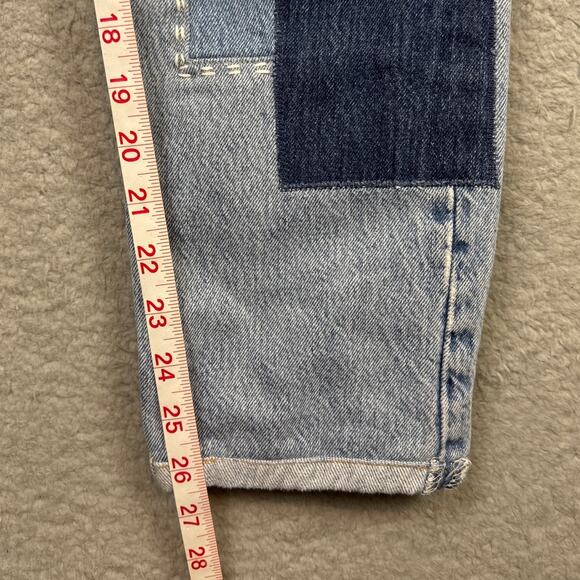 Atelier & Repairs Patchwork Denim Jeans Levi's Redone Size 29 Selvedge Hem Rare - Picture 5 of 10